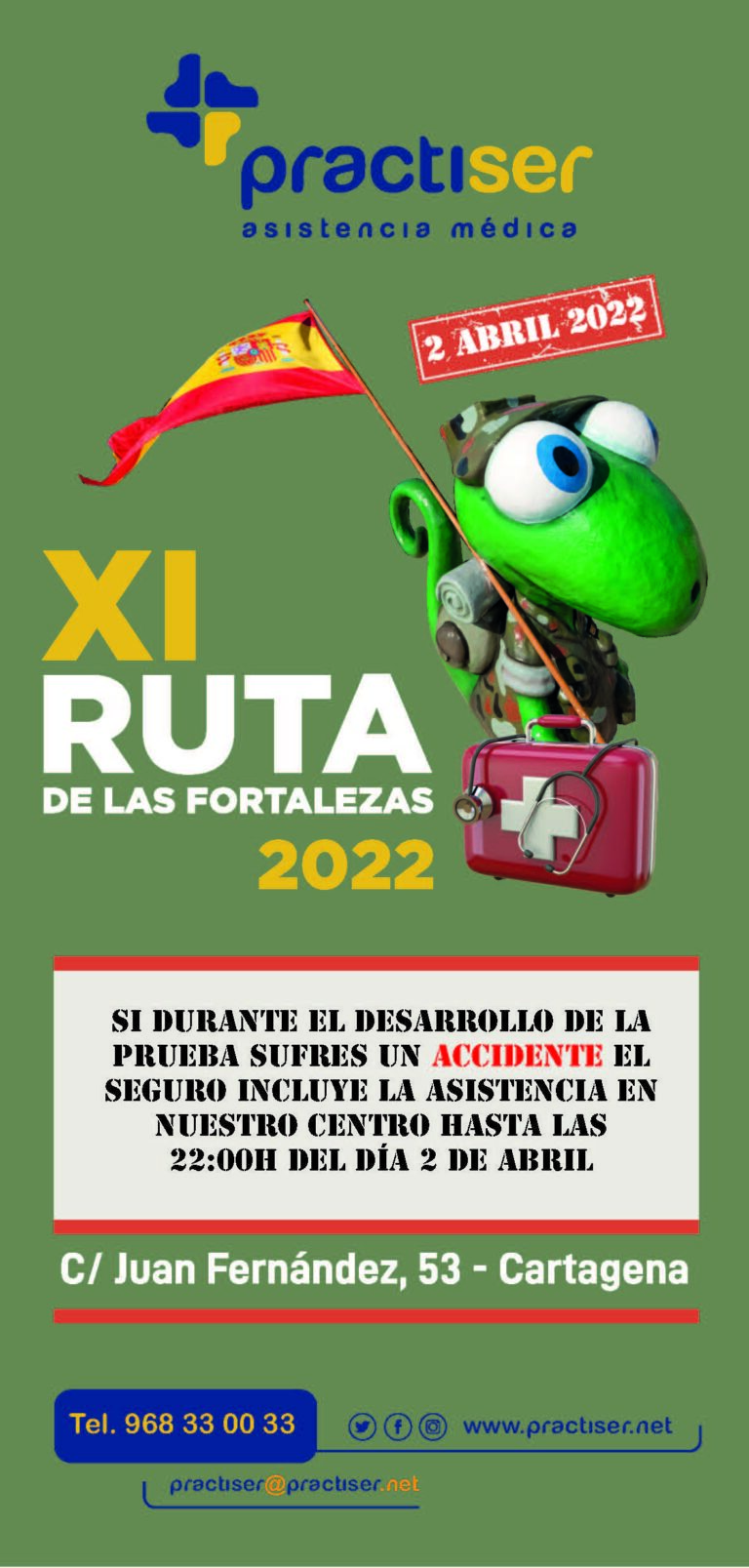 Información sobre cobertura sanitaria seguro XI RUTAFOR en Centro Médico PRACTISER Cartagena.